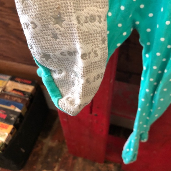 NWOT Carters size 18 month Sleeper. Aqua/turquoise with a cute little owl. - Picture 4 of 5
